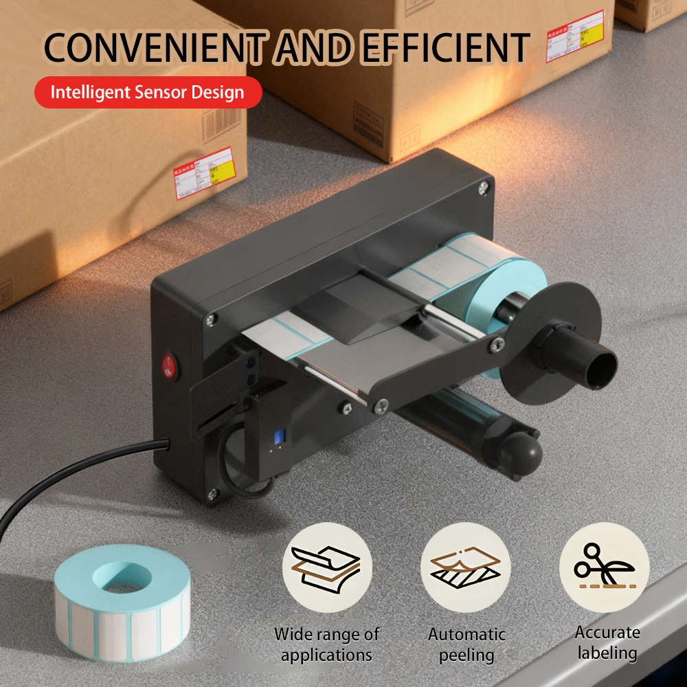 

Label Peeler Label Dispenser Sticker Separating Machine Electric Peeling Machine Label Separator Automatic USB Label Stripper