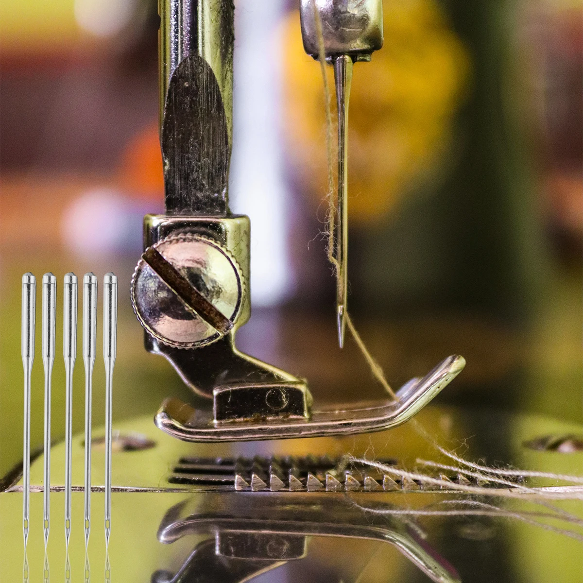 Cintura per macchina da cucire Ganci durevoli in pelle bovina Compatibile con vecchio tipo Macchine a pedali Accessori Componente domestico