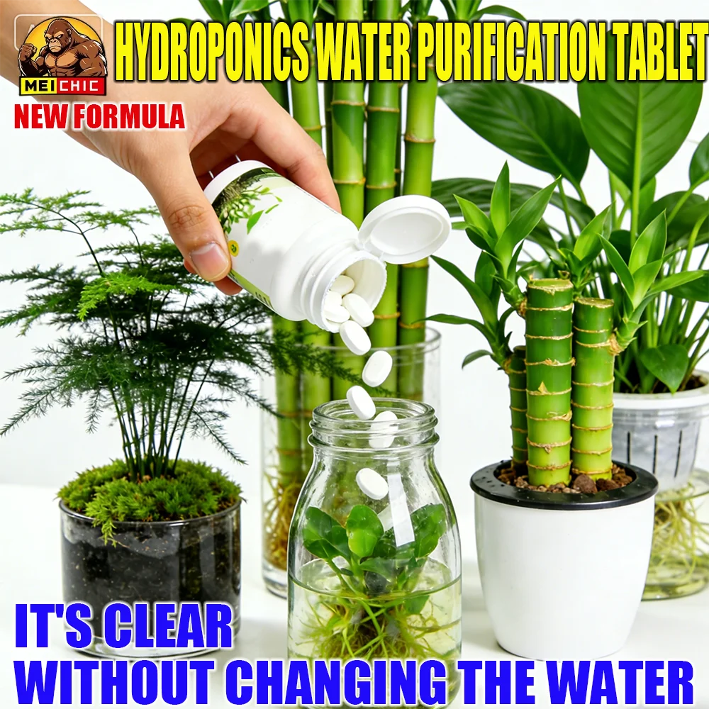 Aquarium Plant Liquid Fertilizer - Water Purification Tablets for Hydroponic Plants
