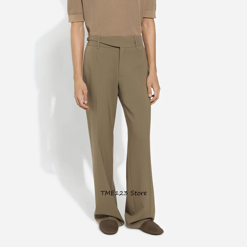 

Повседневные мужские брюки, классические мужские брюки, модные прямые брюки из полиэфирного волокна, однотонные рабочие брюки, пошив брюк