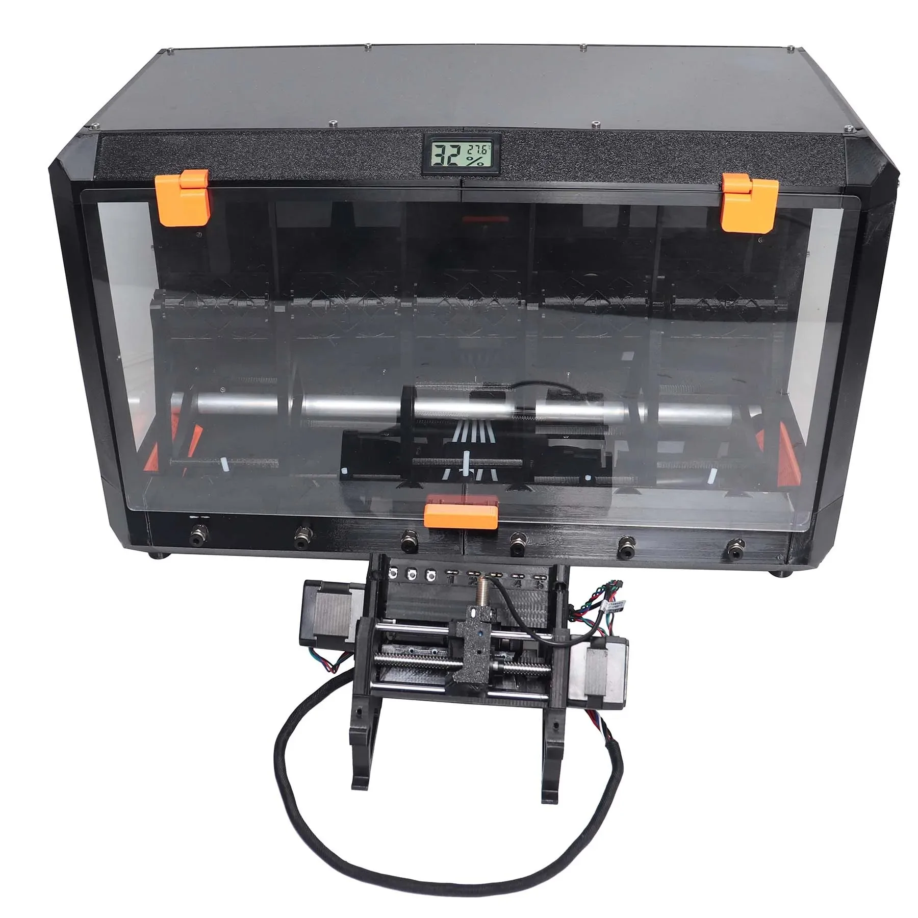 

Multicolor Printing Kit Compatible with MK3S+ / MK3.9S / MK4(S) / MMU3 – Slim Edition Auto Rewinder & Drybox Kit