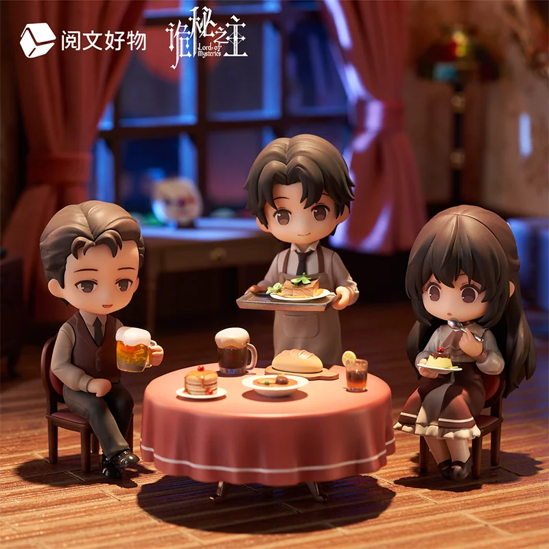 

Оригинальные фигурки Lord of Mysteries (Клин Моретти) в стиле аниме, Q-версии, для сборки, мультяшные модели, украшение для рабочего стола