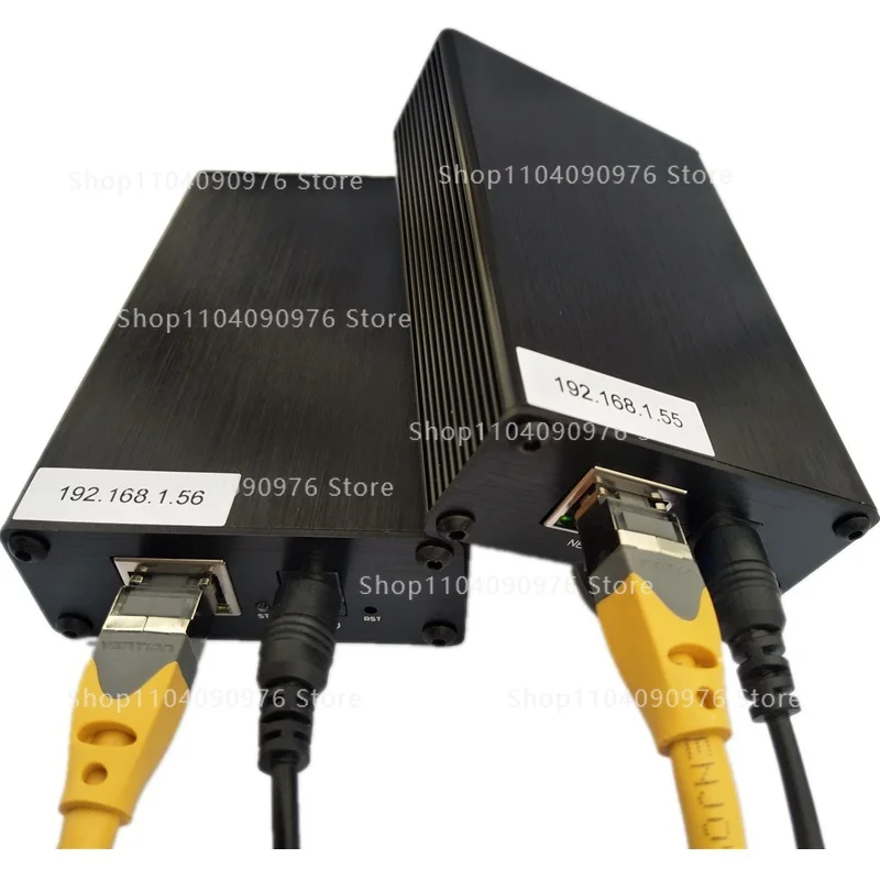 شبكة IP واحدة مفتاح الصوت UDP راوتر TCP موسع نقل إشارة الصوت الرقمي ستيريو ثنائي الاتجاه #5