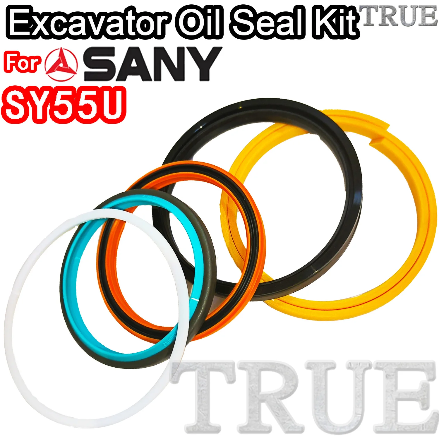 

For SY55U Sany Oil Seal Excavator Repair Kit ARM Bucket Hydraulic Pump Digger Clamshell Shovel Adjust Swing Gear Center Joint