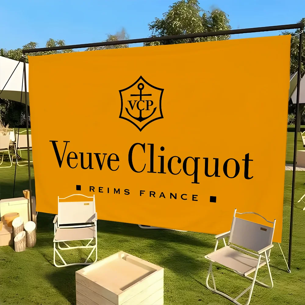 Veuves-clicquot Pride Flag For Living Room Home Dormitory Art Deco Home Camping Bedroom