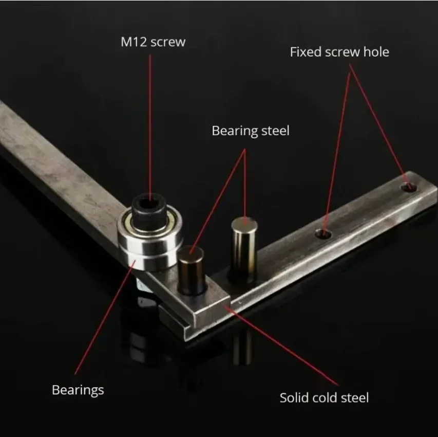 1pcManual Bending Machine Steel Bar Bender Braided Basket Anchor Hook Iron Steel