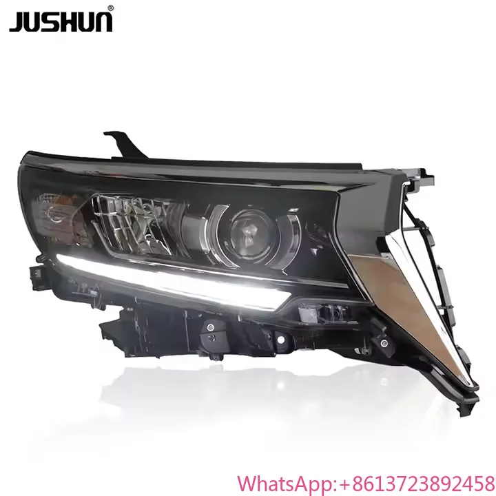

JUSHUN Upgrade Led Head Light for Toyota Land Cruiser Prado 2018-2020 Headlight Daytime Running Turn Signal Lamp Headlamp