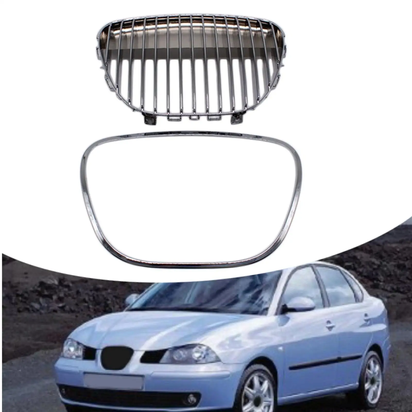 

Front Grille Accessories High Performance Easy Installation Repair Parts Professional Grill Replaces