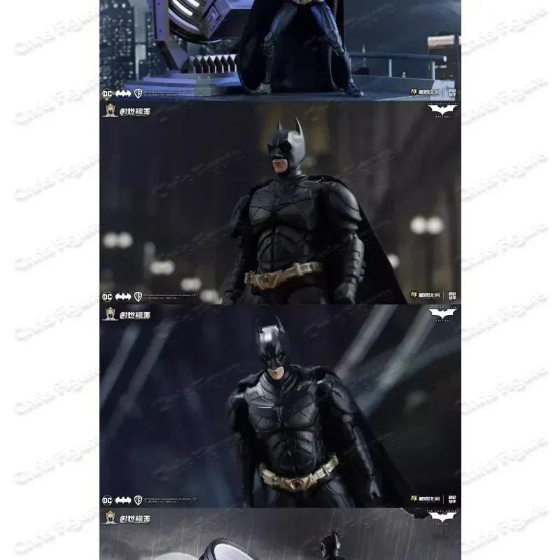 En stock: Luz de señal de Batman de lujo, figura articulada del Batmóvil del Caballero Oscuro de DC, juguete de regalo.