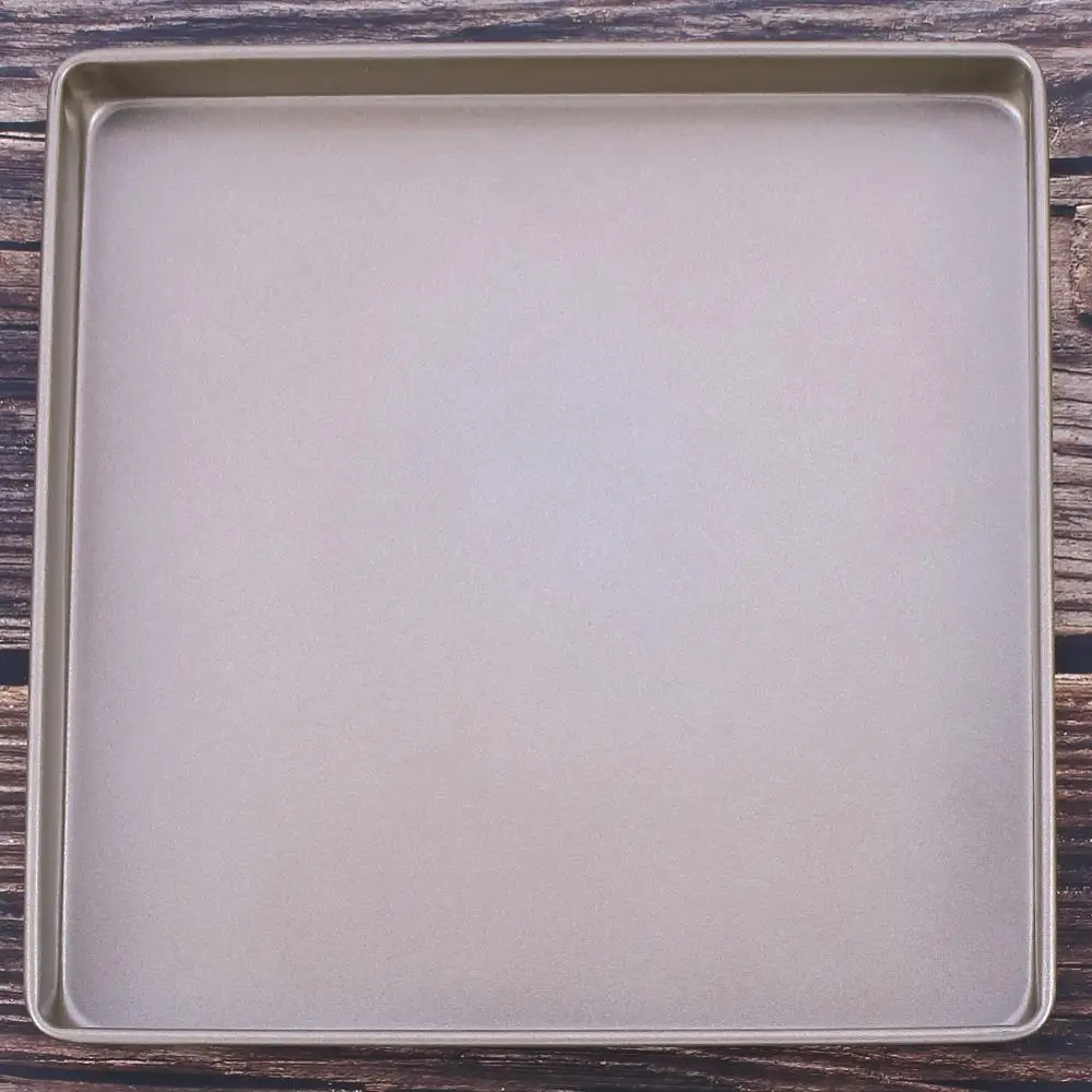 11 Inch Non-Stick Square Cake Baking Pan Carbon Steel Tray Pie Pizza Bread Cake MoldBaking Sheet Pan Bakeware Tools