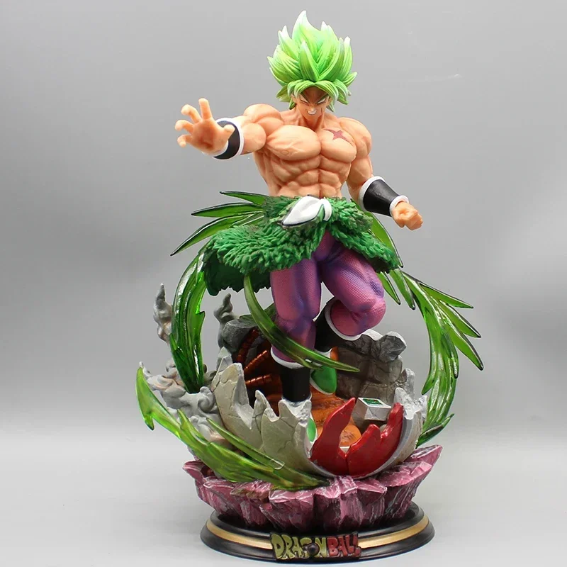 

30cm Anime Dragon Ball Z Broli Action Figures GK Broly Tenth Bullet Figurine PVC Collection Model Toys Desktop Decoration Gifts