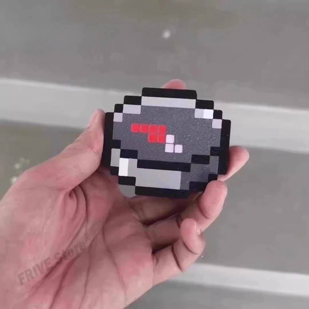 

Retro Pixel Style LED Electronic Compass Rechargeable Mini Navigation Gadget Keychain Gift for Outdoor Travel Role Playing Props