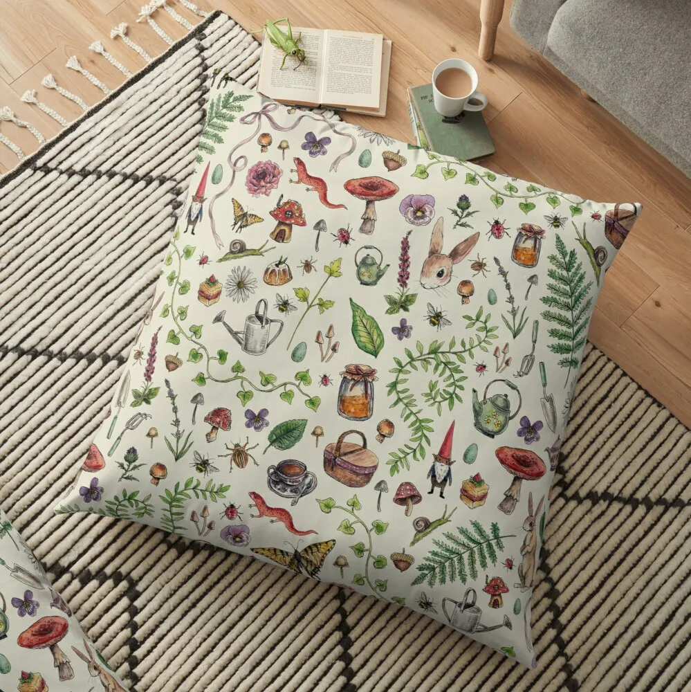 

Cottagecore light green Floor Pillow Christmas Cushion For Home
