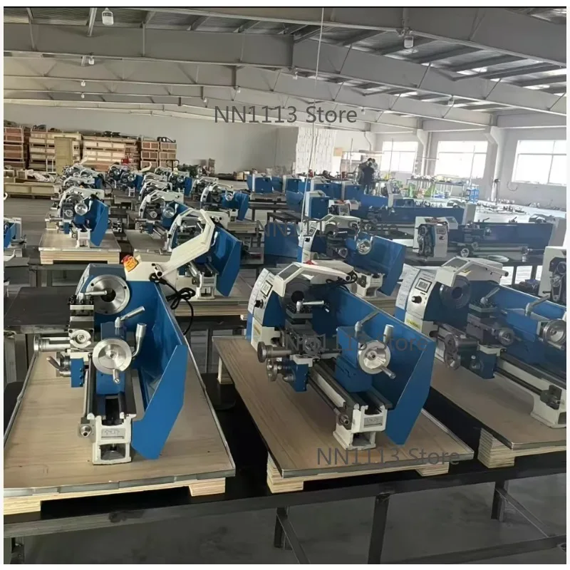 WM210VL 1000W Mini Manual Metal Lathe Machine Bench Top 220V Voltage for Medium Machining 2024 New Model