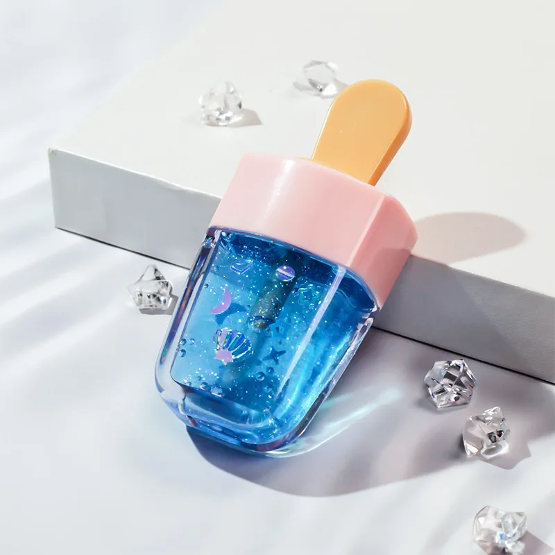 آيس كريم ملمع شفاه سائل لامع يدوم طويلاً مقاوم للماء ومرطب بلون الحلوى ملمع شفاه لطيف زيت شفاه #6