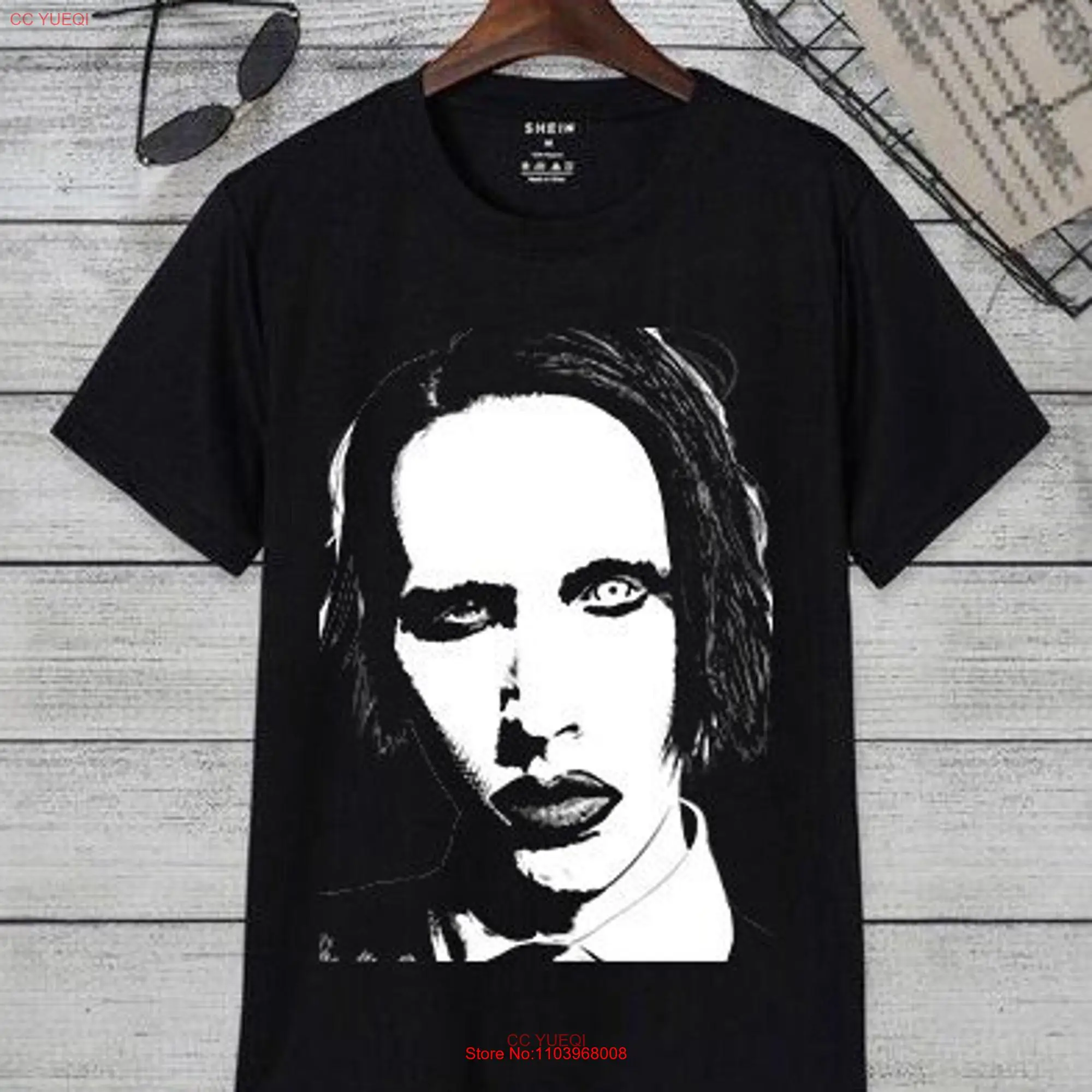 Футболка с длинным или коротким рукавом Marilyn Manson We Are chaot Marlyn tee рок Band