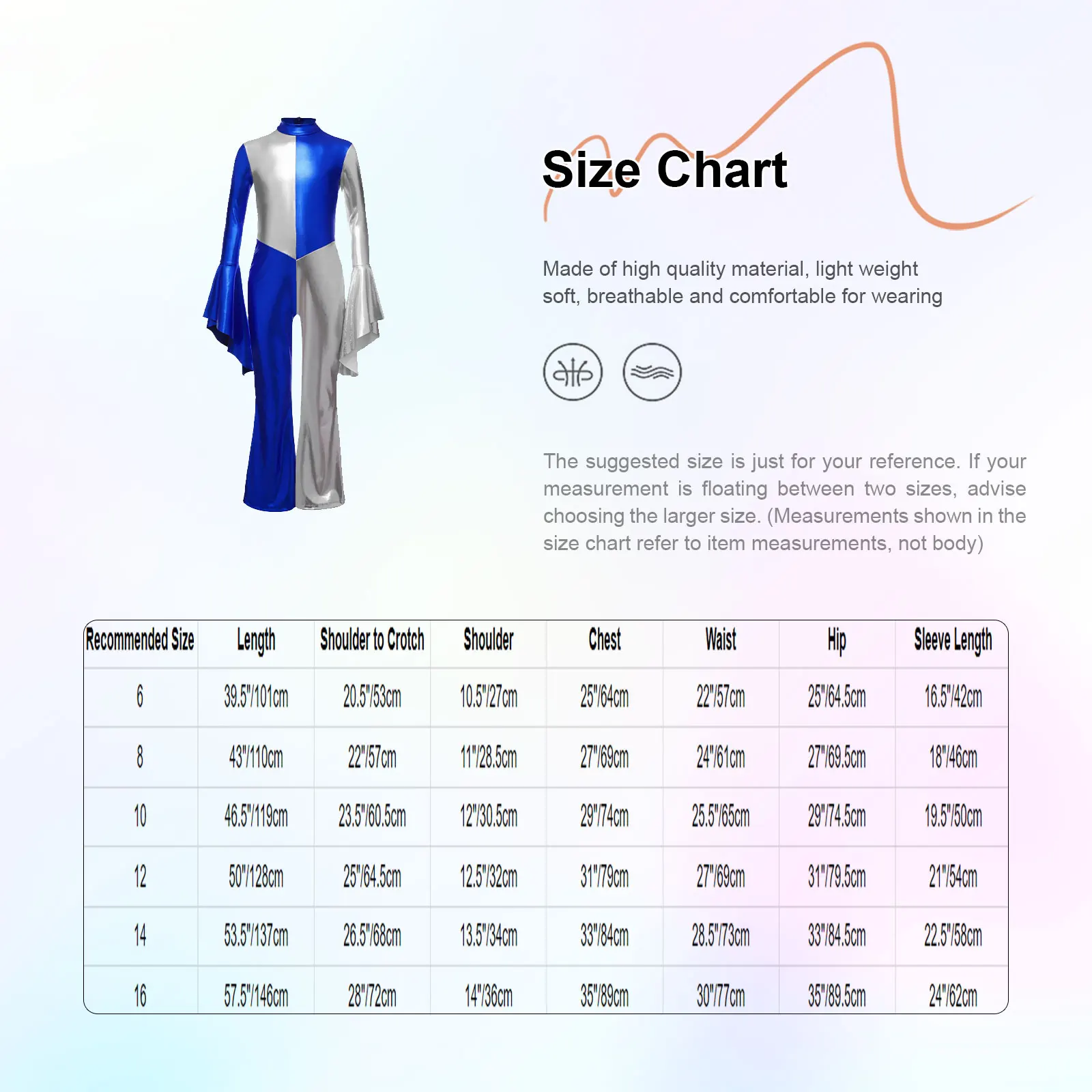 

Girls 70s Disco Vintage Jumpsuit Metallic Shiny Long Sleeve Rompers Hippie Bell Bottom Jazz Dance Carnival Rave Party Costumes