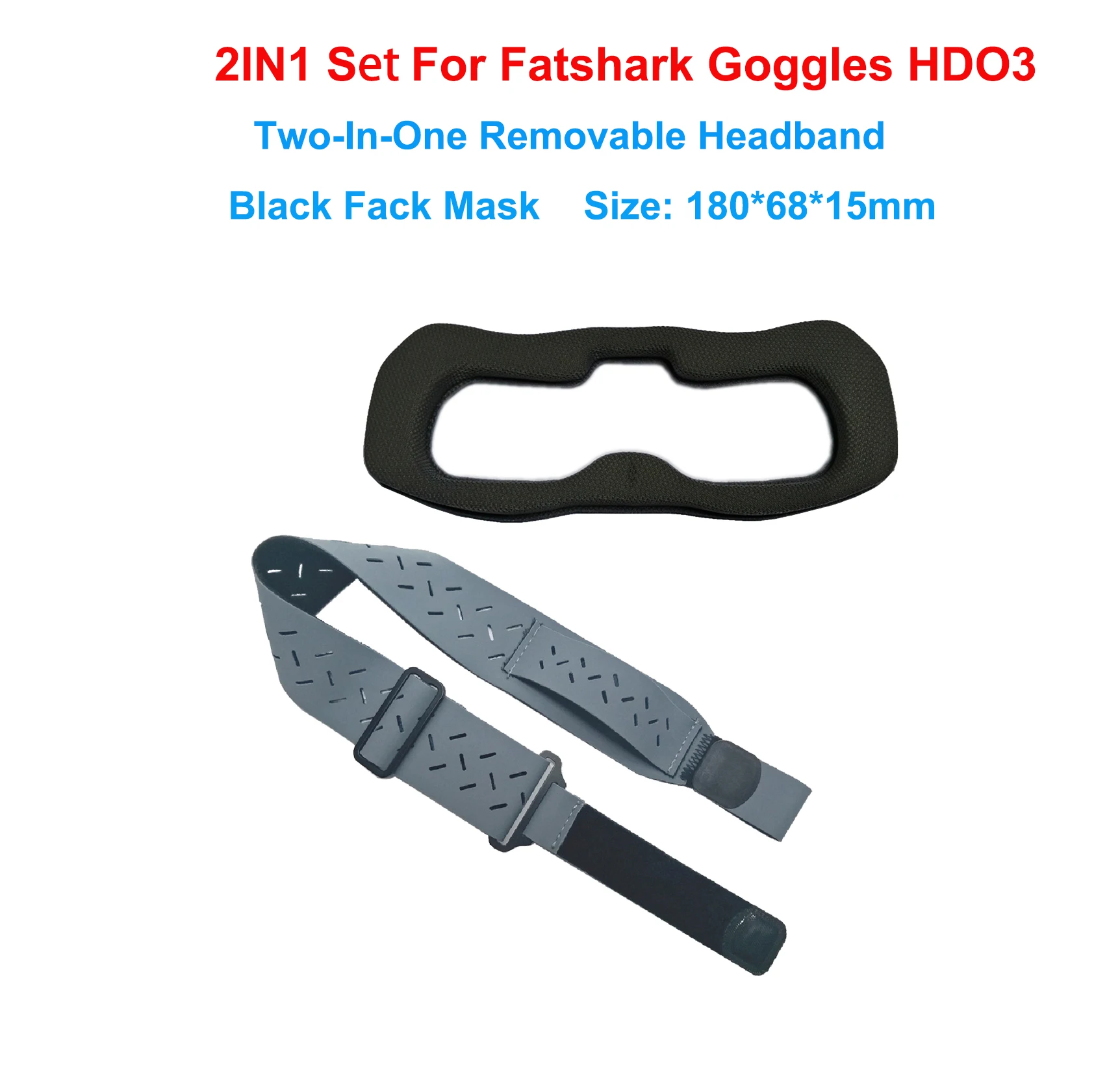 Für DJI V1 V2 FPV Brille Schwamm Schaum Polsterung Augen Maske FPV Brille Strap für SKYZONE 04X 04L SKY03 HDO HDO3 für DJI N3 RC Drone – Detail 32
