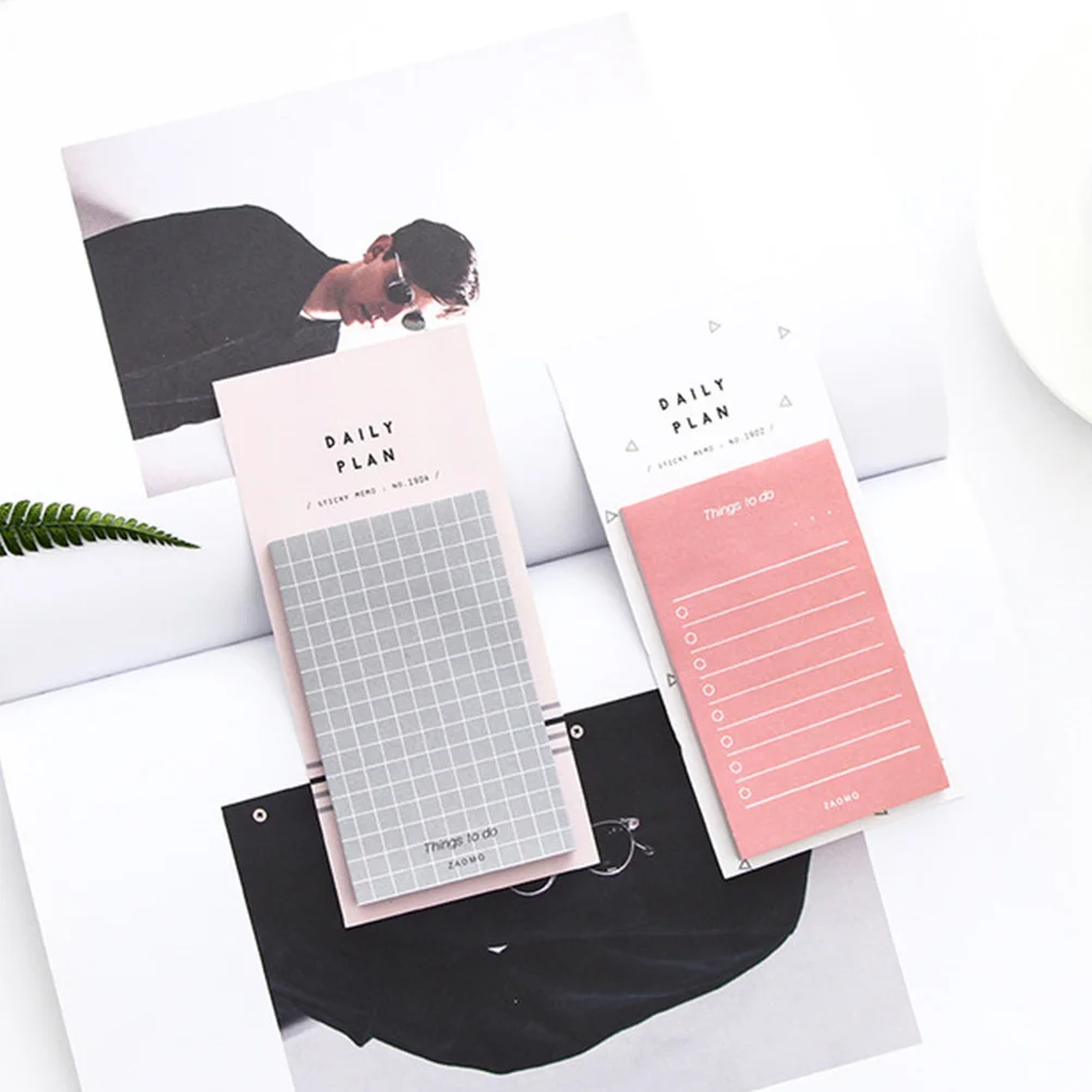 

6 Pcs Office Memo Pads Small Notepad Mini Paper Notepads Time Management Schedule