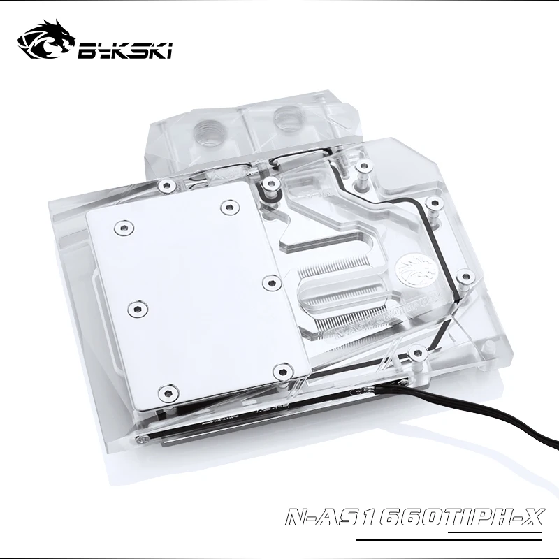 Bykski for ASUS TUF PH DUAL GTX 1660Ti GPU Water Block O6G Phonix TUF RTX 2060 O6G Gaming GPU Cooler Water Cooling Graphics Card