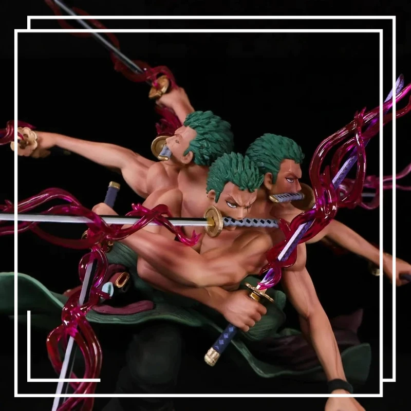 ฟิกเกอร์อนิเมะ POPMAX ซันจิ ลูฟี่ ของแท้ รุ่น GK โมเดลการ์ตูนญี่ปุ่น ของตกแต่ง อาราชูโร สามหัว หกแขน