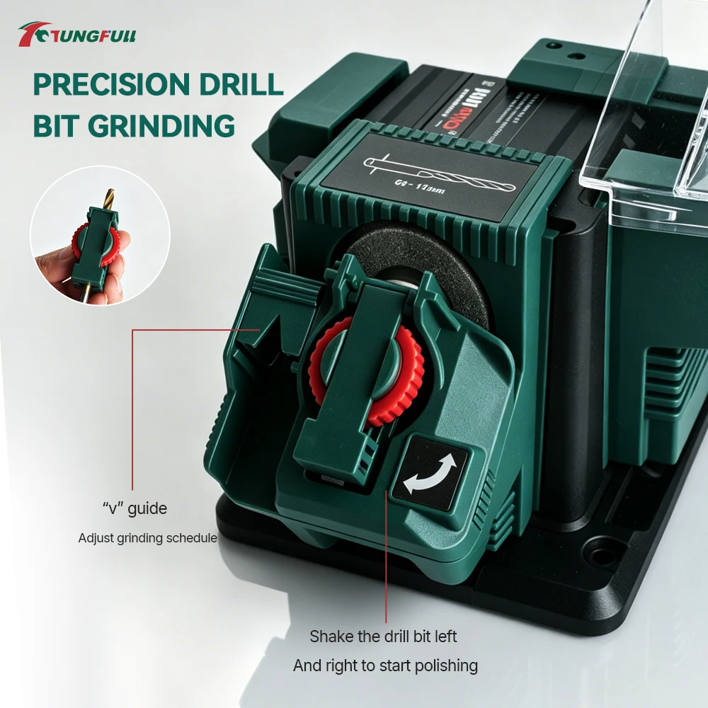 TUNGFULL Multi Function Electric Sharpener 65W 220V Drill Bit Knife Scissor Chisel Planer Blade Grinding Sharpening Machine