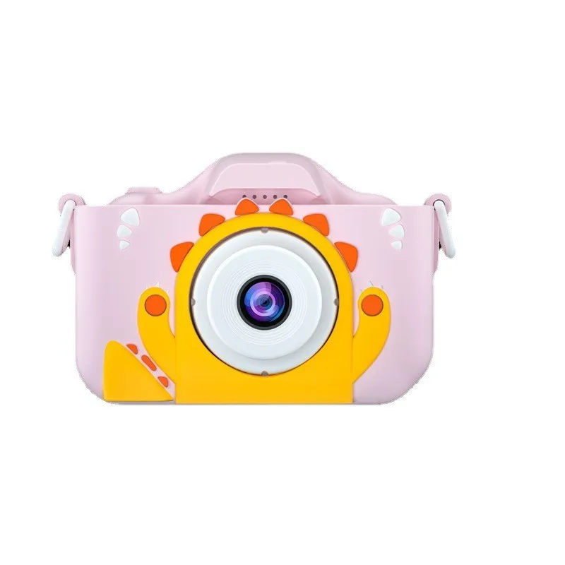 Kids Camera Video Recorder 2000 Pixel Cute Cartoon Digicam Children\'s Toys HD Dual Camera 600mAh Educational Toy For Girl Boy