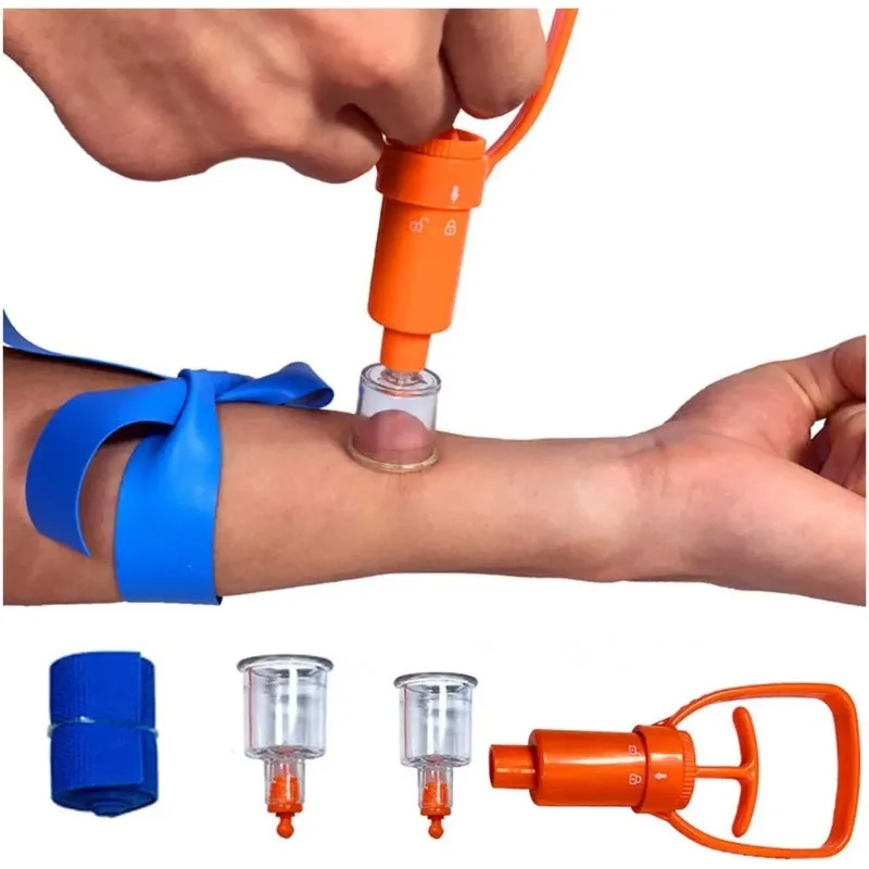 Snake Bite Kit, Bee Sting Kit, Venom Extractor Suction Pump, Bite and Sting First Aid for Hiking, Backpacking and Camping - view 4