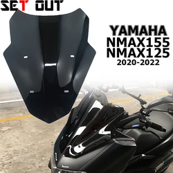 Motorcycle Accessories Sports Windshield Visor Wind Deflector Windshield Fits YAMAHA NMAX155 20-22 NMAX125 NMAX 2020 2021 2022