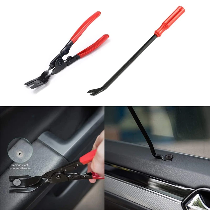 Car Repair Nail Puller Fastener Jaw Screwdriver Set Clip Pliers Tool Auto Dashboards Removal Modification Installation Tools