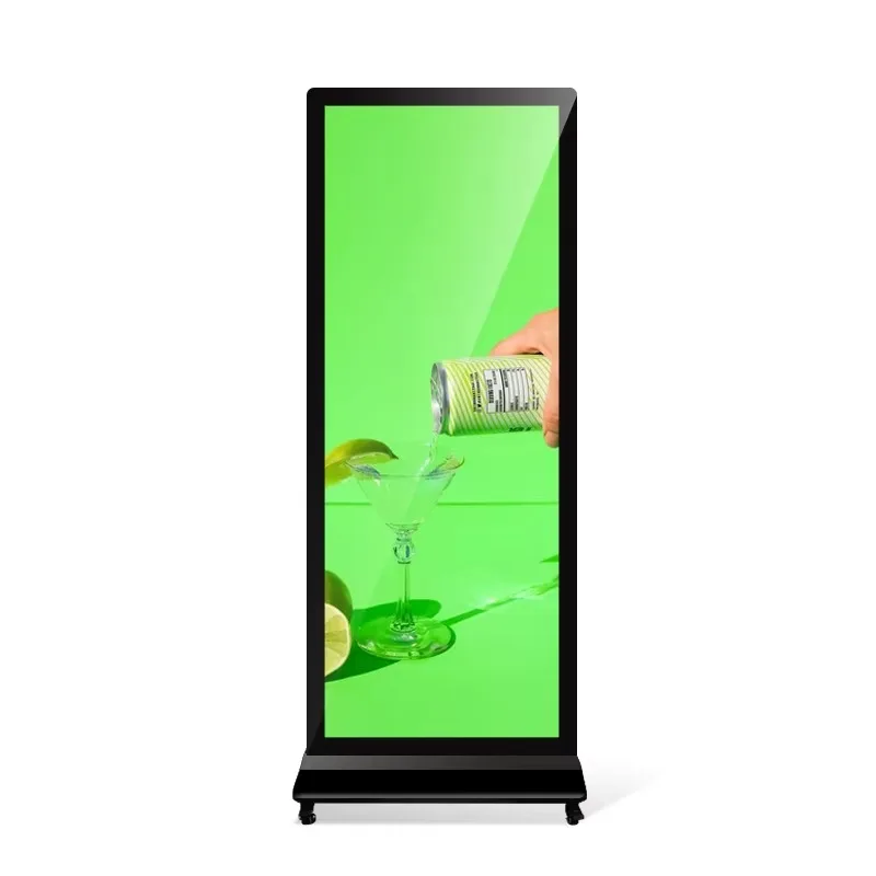 Free Standing Digital Signage Lcd Advertising Monitor Android Portable Media Player and Shelf Edge Lcd Display