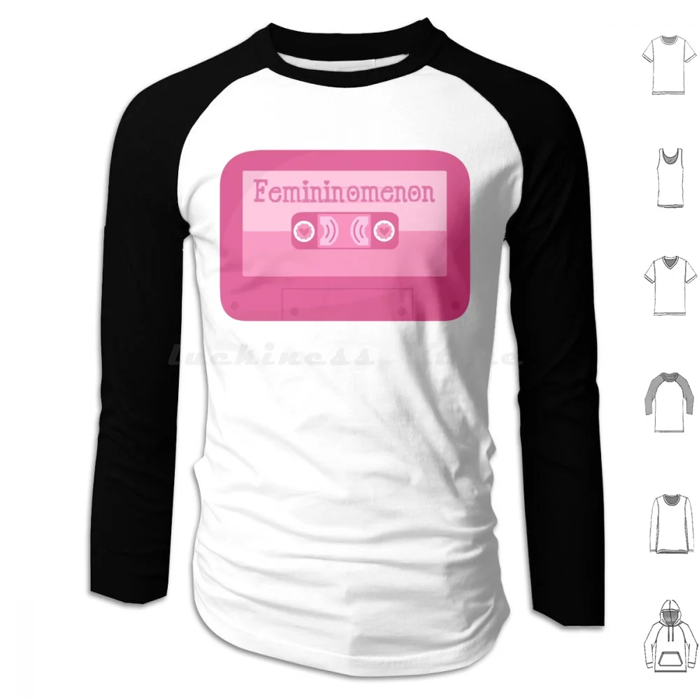 Femininomenon Hoodie cotton Long Sleeve Chappell Roan Music Lyrics Feminine Song Graphic Femininomenon Heart Retro Hot