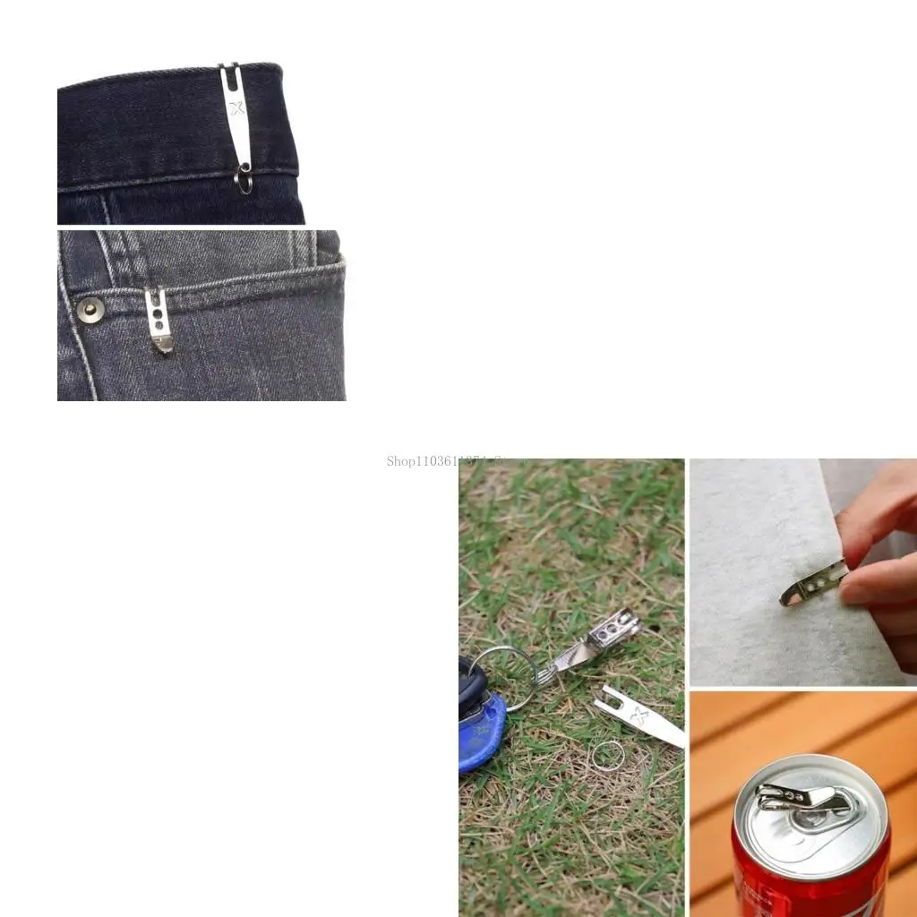 

Suspension Pocket Clip Stainless Steel Belt Holder Portable Keychain