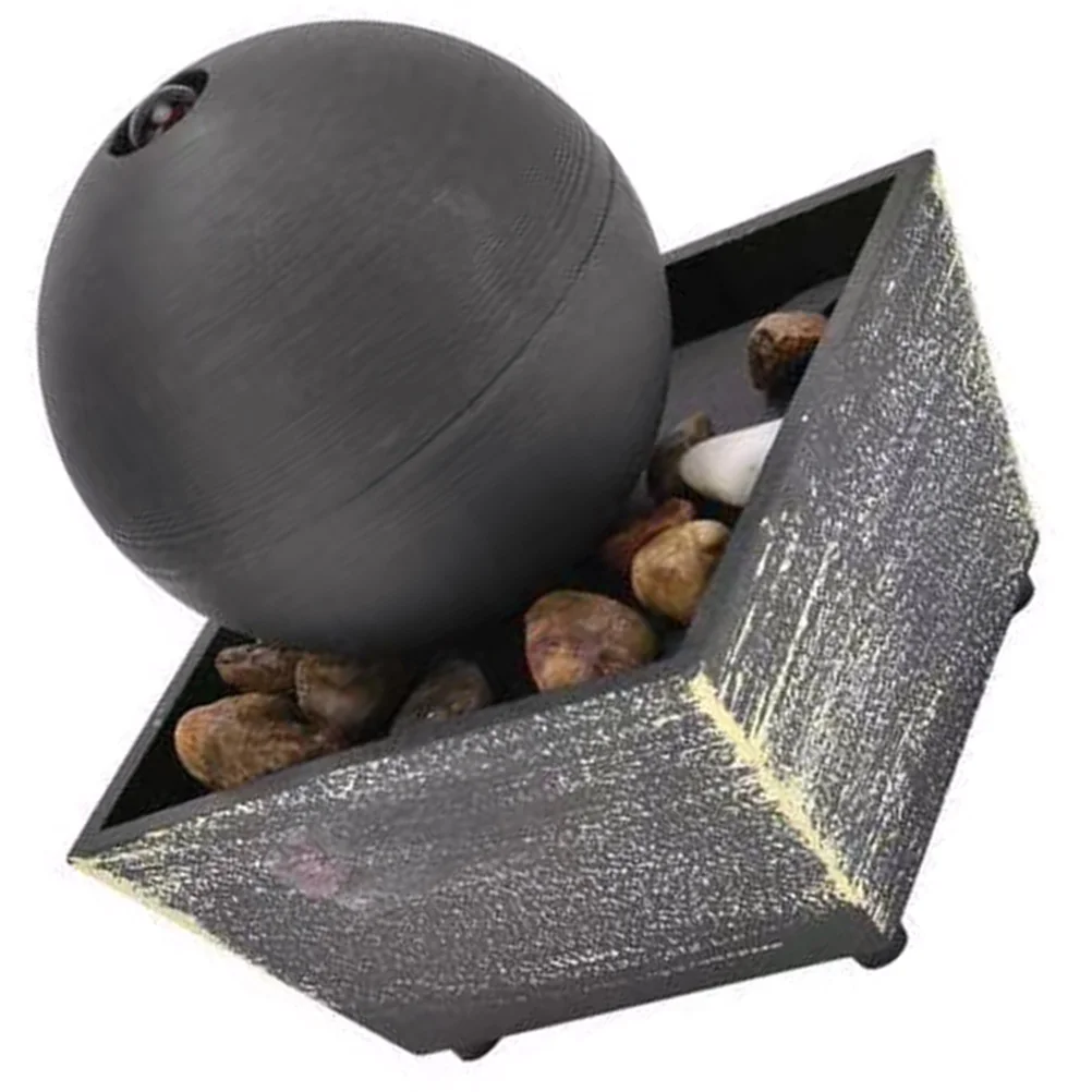 

Creative Desktop Fountain Decorations ABS Material Indoor Outdoor naments Water Fountains Tabletop Stylish Home