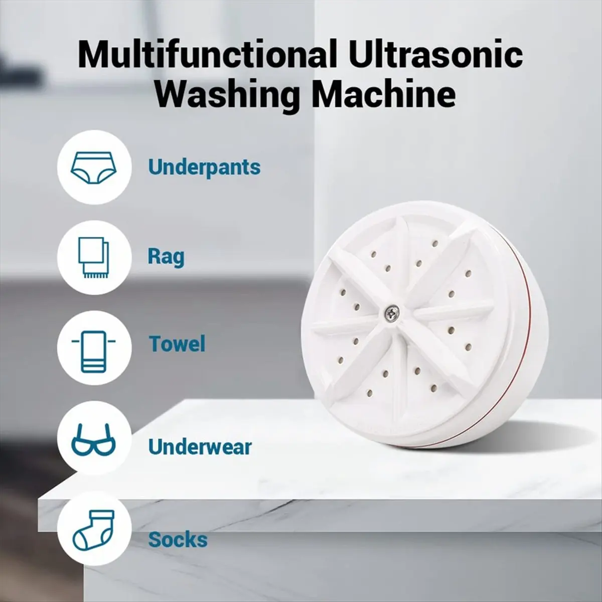 A97G Portable Mini Washing Machine, Suitable for Camping and Business Travel. Can Be Used to Wash Socks, Small Rags, Towels