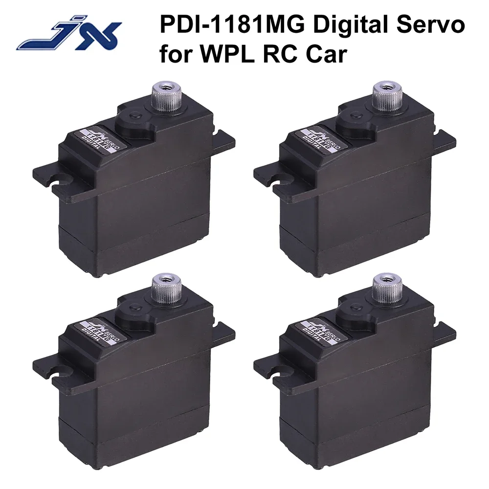 Сервопривод JX, металлическая шестерня, 18 г, 3,5 кг, цифровой сердечник, сервопривод для WPL радиоуправляемого автомобиля, самолета WLtoys 144001
