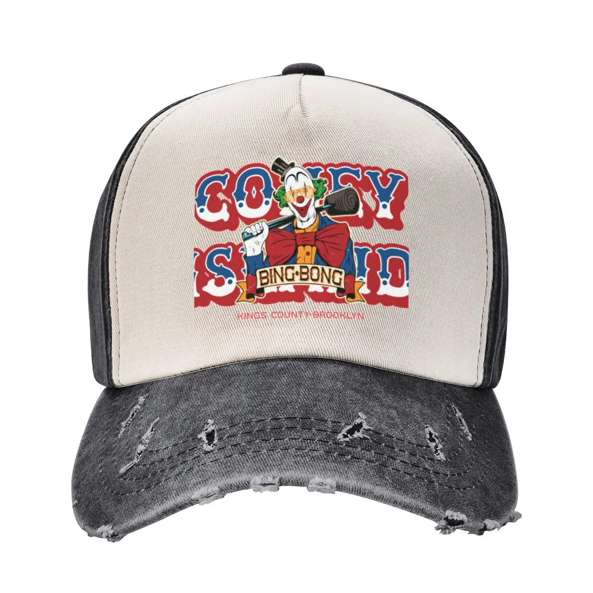 CONEY ISLAND Baseball Cap western Hat Gentleman Hat black Luxury Woman Men's