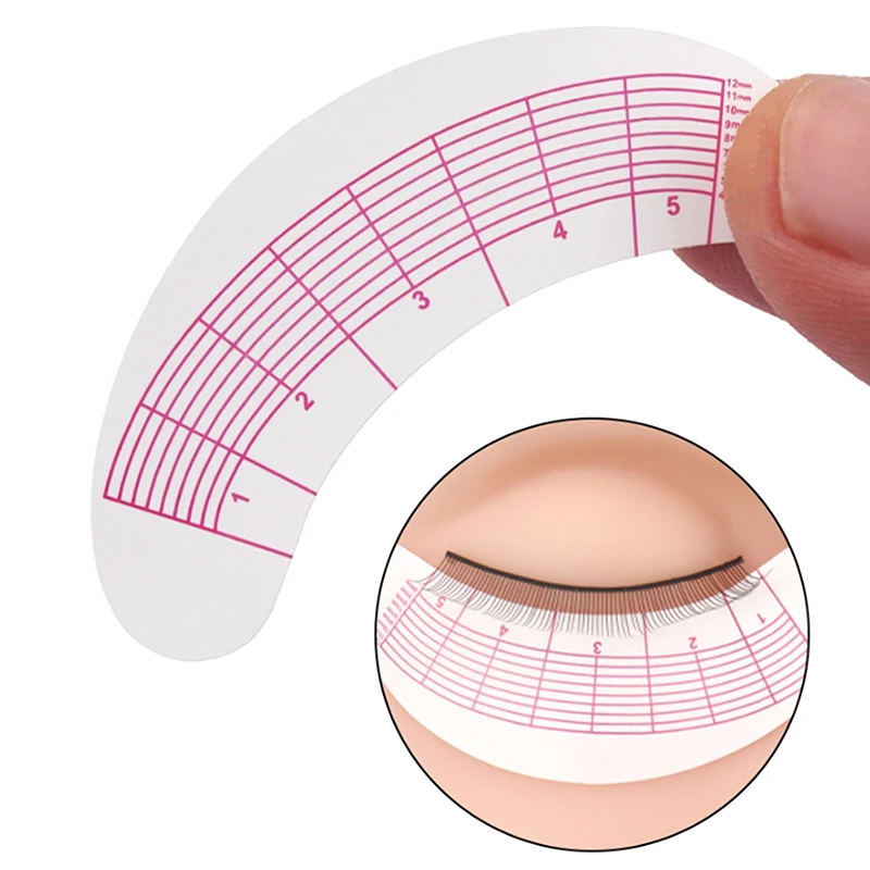 Autocollants de Cartographie de Cils, Mise à Niveau, 70 Paires, Embouts de Positionnement sous les Yeux, pour Extension, Patch en Papier