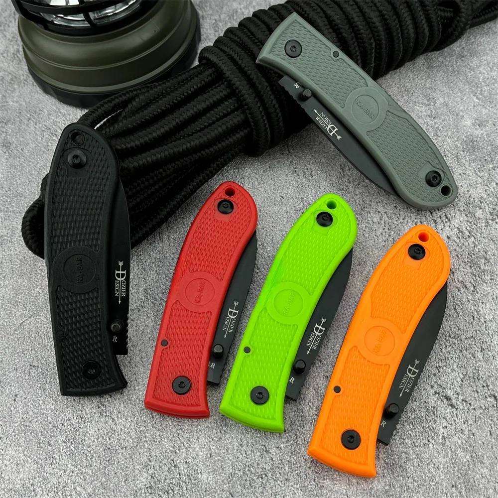 KB 4062 بقاء سكين للفرد 440C شفرة فولاذية مقاومة للصدأ وألياف النايلون مقبض التخييم في الهواء الطلق مغامرة الدفاع عن النفس EDC أداة