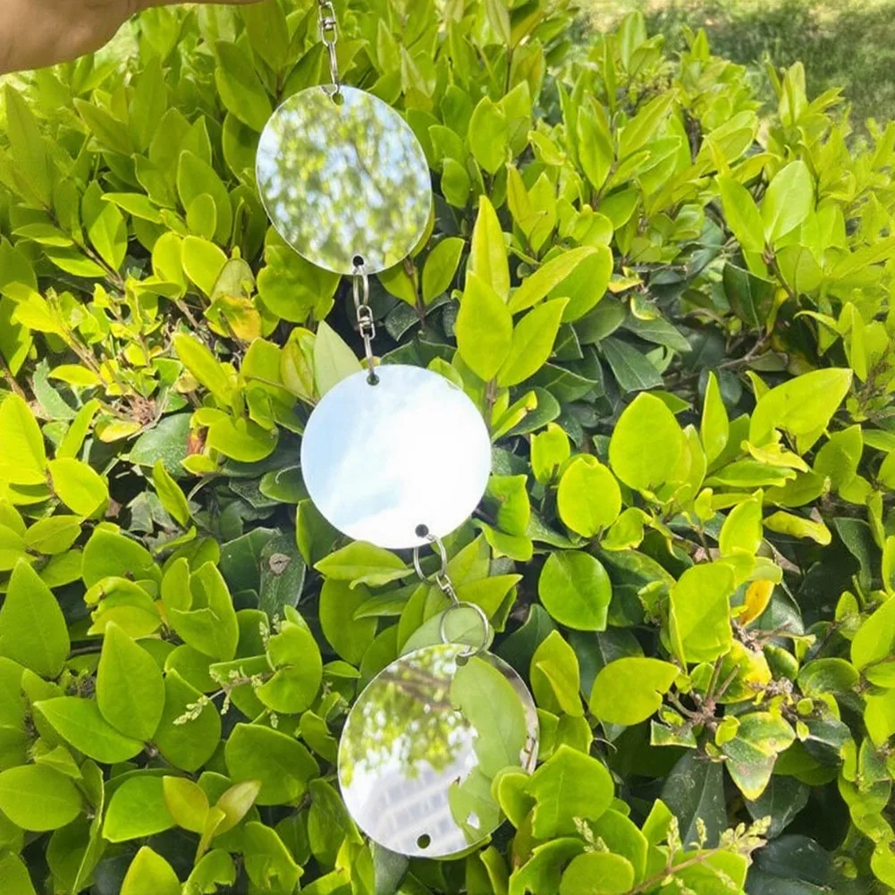 Orchard Protection Discs Bird Deterrent Discs For Outdoor Farming As Shown In The Picture Mirror Reflective Bird Discs