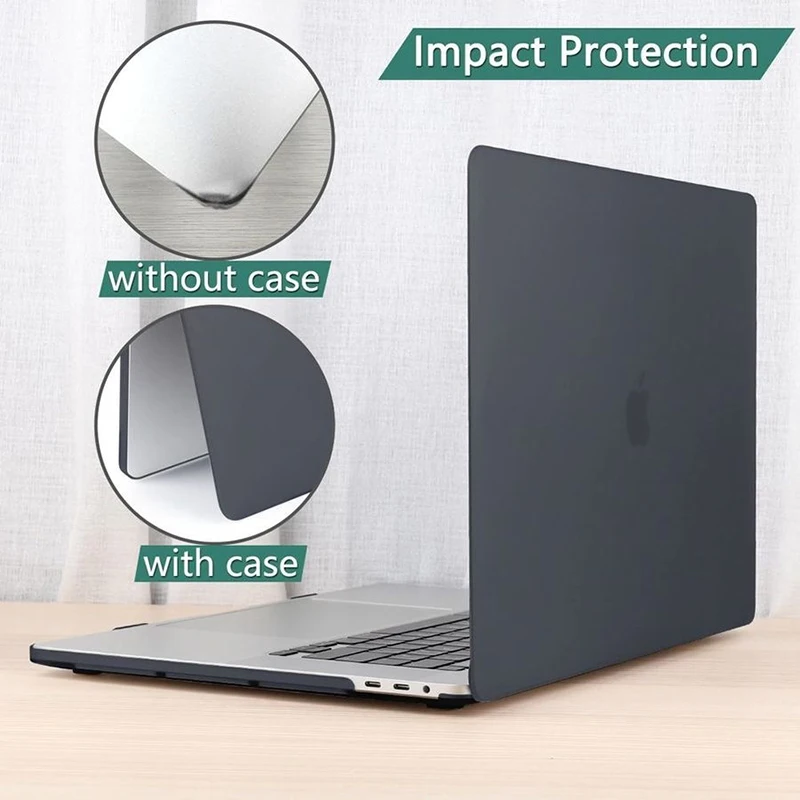 Case For Macbook Air Pro M3 14 16 15  2022 2021 2020 2019 2018 2023 Matte Case A1707 A1286 A2485 Laptop Cover