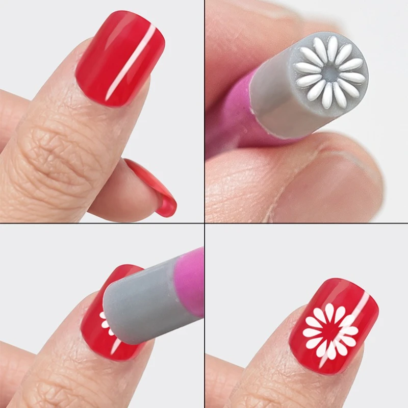 

3/4/6/10/15 Pcs Nail Art Stamp Pen Set, Easy DIY Nail Stamping, Stamper with Floral Butterfly Designs and Patterns