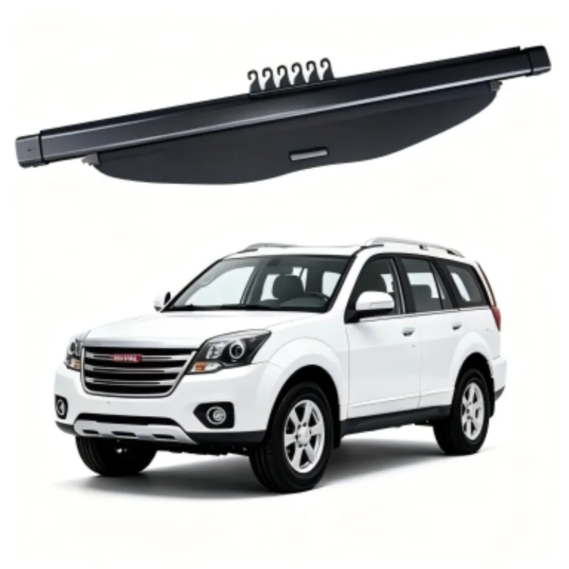 

Cargo Cover Trunk Privacy Shade Rear Security Partition Anti-Theft Shield Retractable Organizer for Haval H5 2020-2026