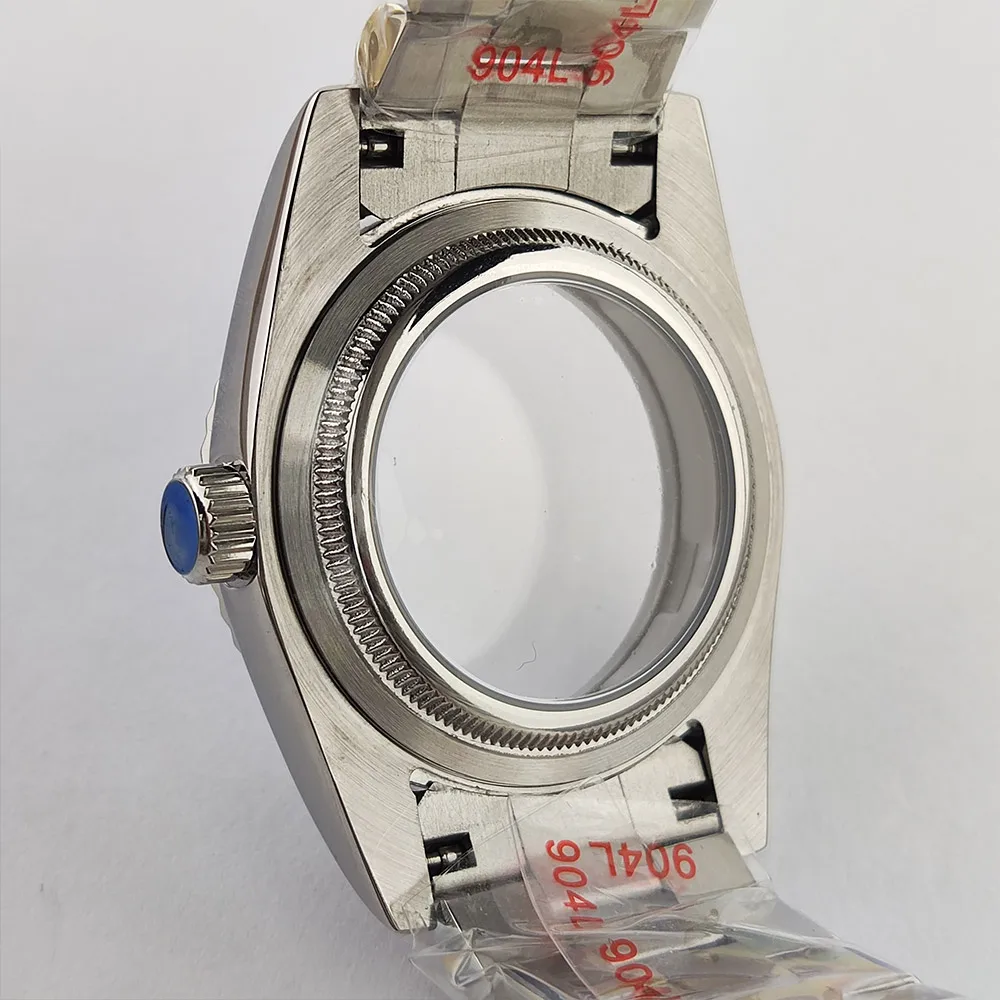 Корпус Miyota8285, 36 мм, корпус из нержавеющей стали, мужские автоматические часы с сапфировым стеклом, подходит для 8285, аксессуары для часов с механизмом