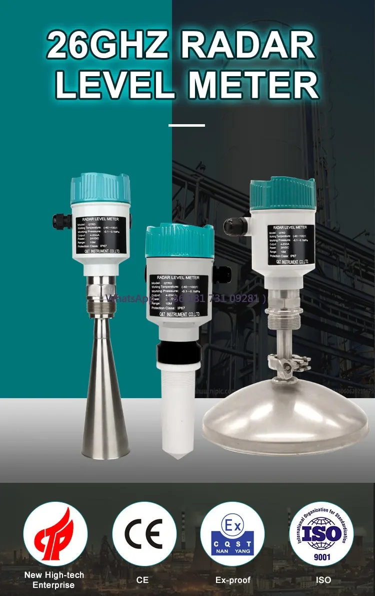 

radar tank 10m RS485 Radar Level Transmitter Measurement Tank Gauge Silo Level radar Level Sensors