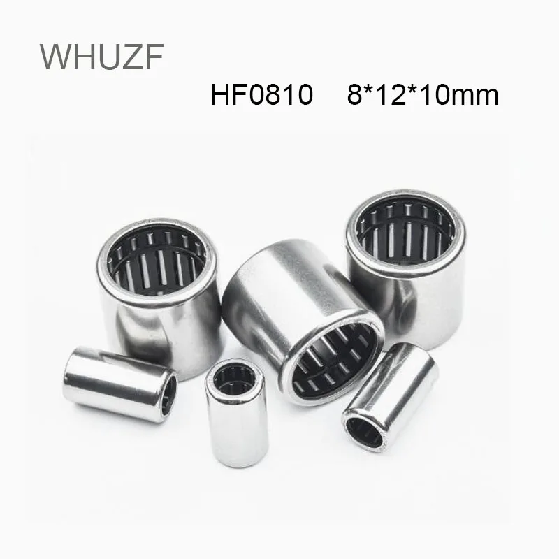 

WHUZF Free Shipping HF0810 Bearing 8*12*10 mm ( 5/10/20 PCS ) Drawn Cup Needle Roller Clutch HF081210 Needle Bearing