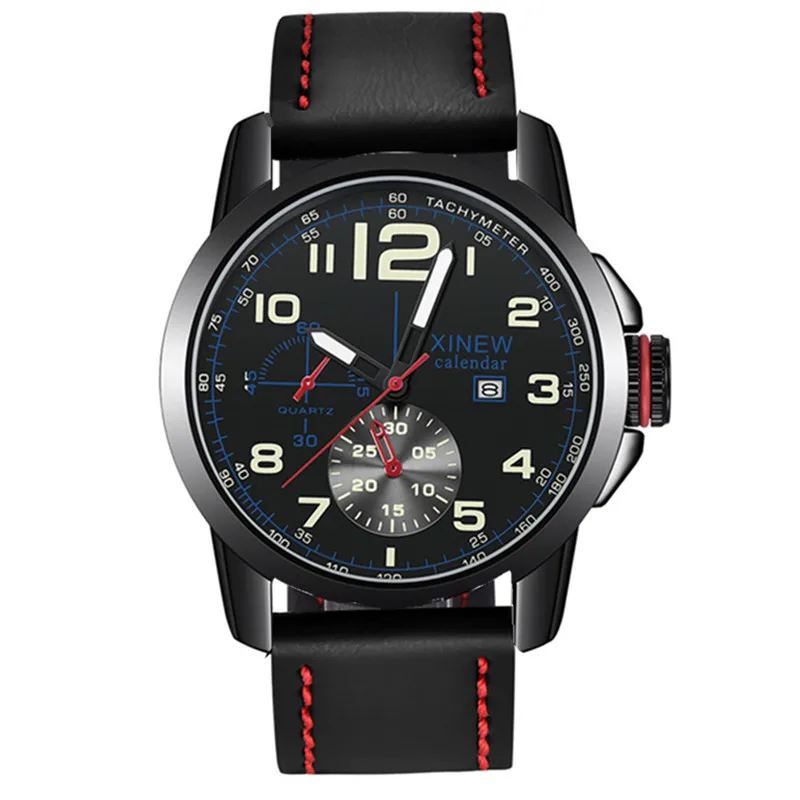 

Montre Homme Genuine XINEW Brand Men Watches Casual Leather Band Date Gifts Quartz Watch Reloj Hombre Relogio Masculino 2026