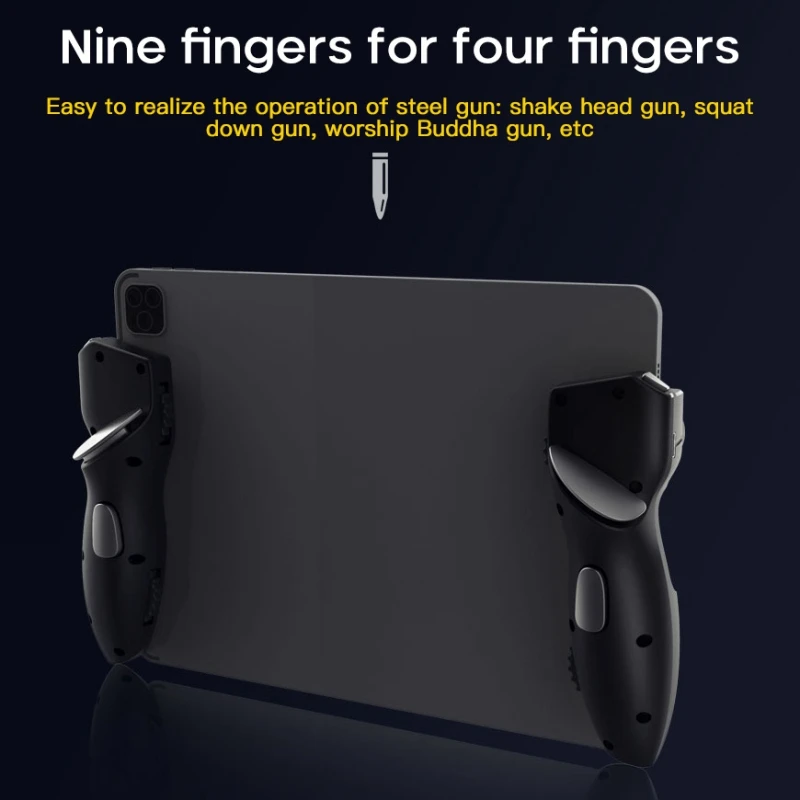 Эффективный игровой триггер, игровой геймпад на 6 пальцев для iPad, джойстик, ручка игры