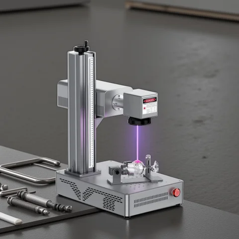 DAJA UV Laser Marking Machine Portable Industrial CNC Laser Engraver for All Materials Glass Silicone Metal Wood Plastic Leather