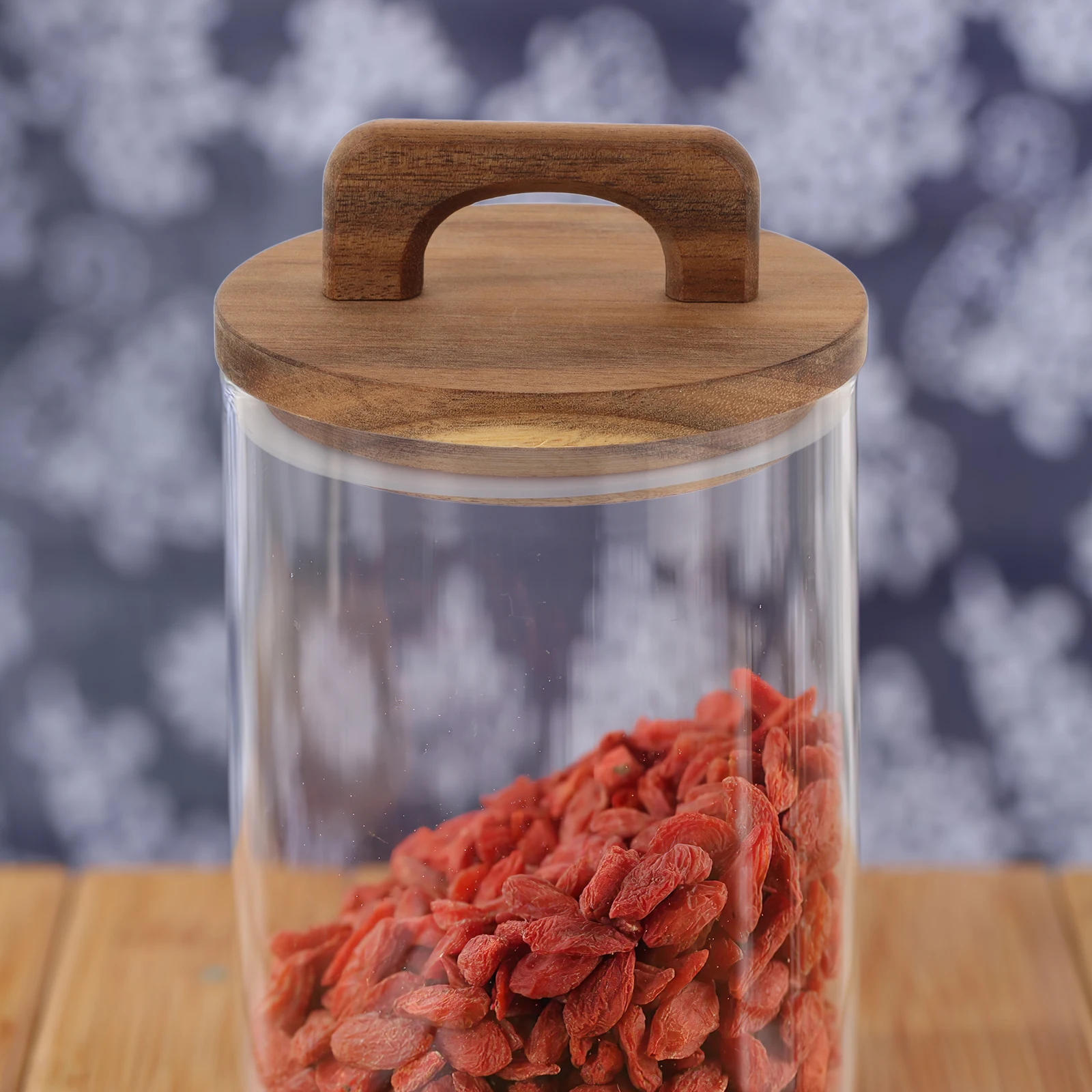 

Wooden Storage Jar Lids 105x105mm Acacia Sealed Leakproof Reusable Canning Covers for Spices Tea Dustproof Easy Clean Wide Mouth